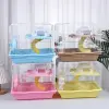 Small Garden Hamster cage, Small castle Hamster supplies, double-layer anti-escape portable, large hamster cage manufacturer wholesale Application Scenario